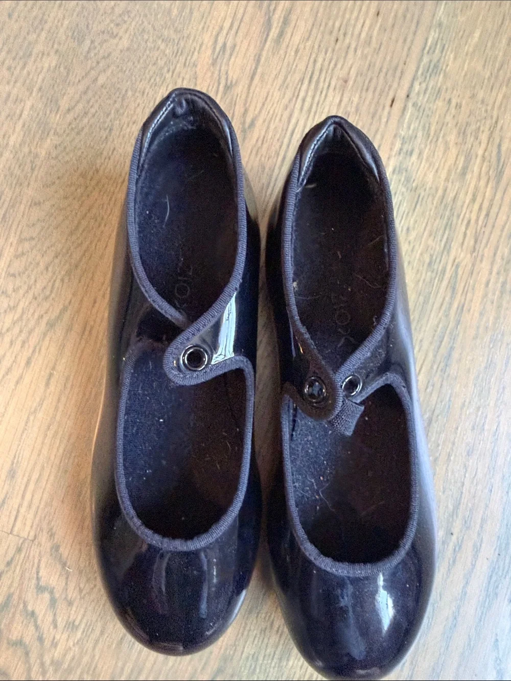 Capezio Black Patent tap shoes